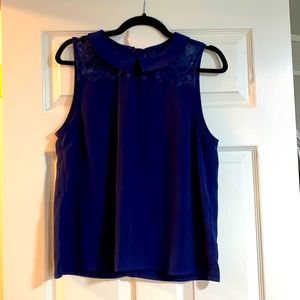 Pixley- Royal Blue Sleeveless Blouse